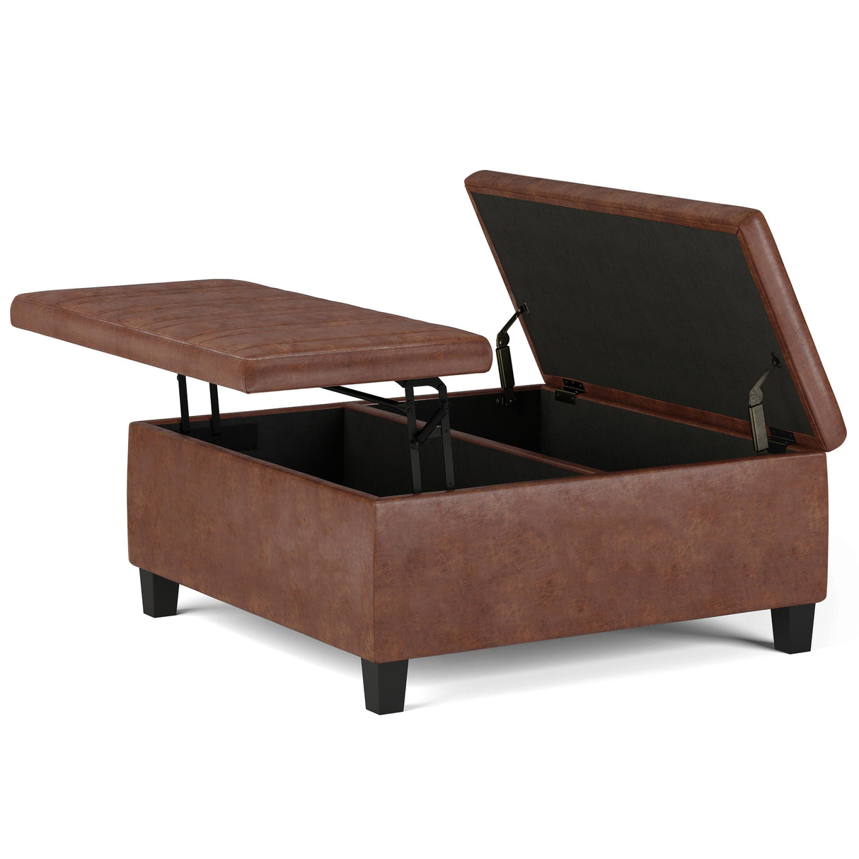 Ellis - Coffee Table Storage Ottoman Contemporary Design by Couch.com