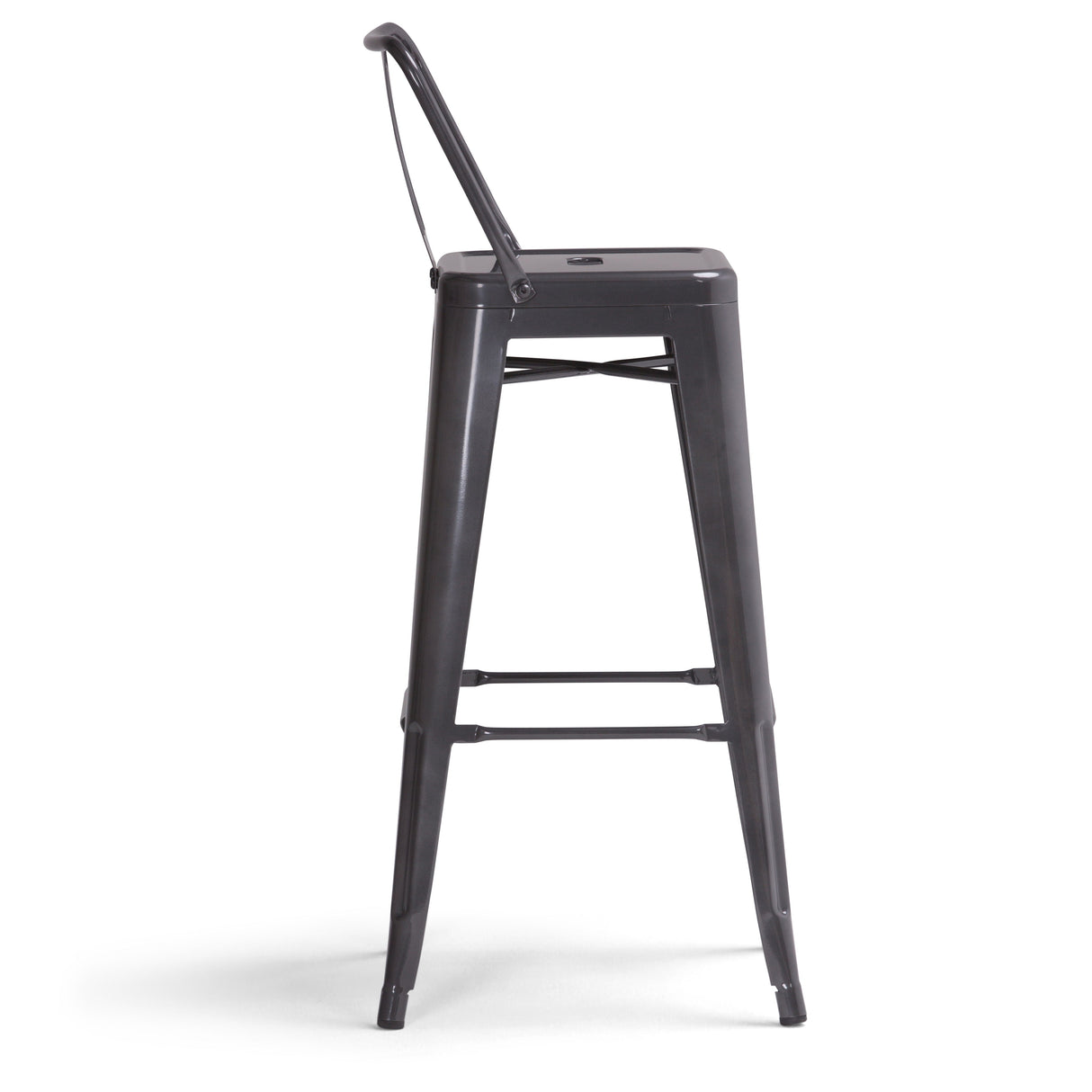 Rayne - Curved Back Metal Stool (Set of 2) by Couch.com