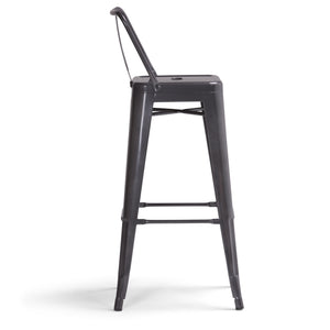 Rayne - Curved Back Metal Stool (Set of 2) by Couch.com