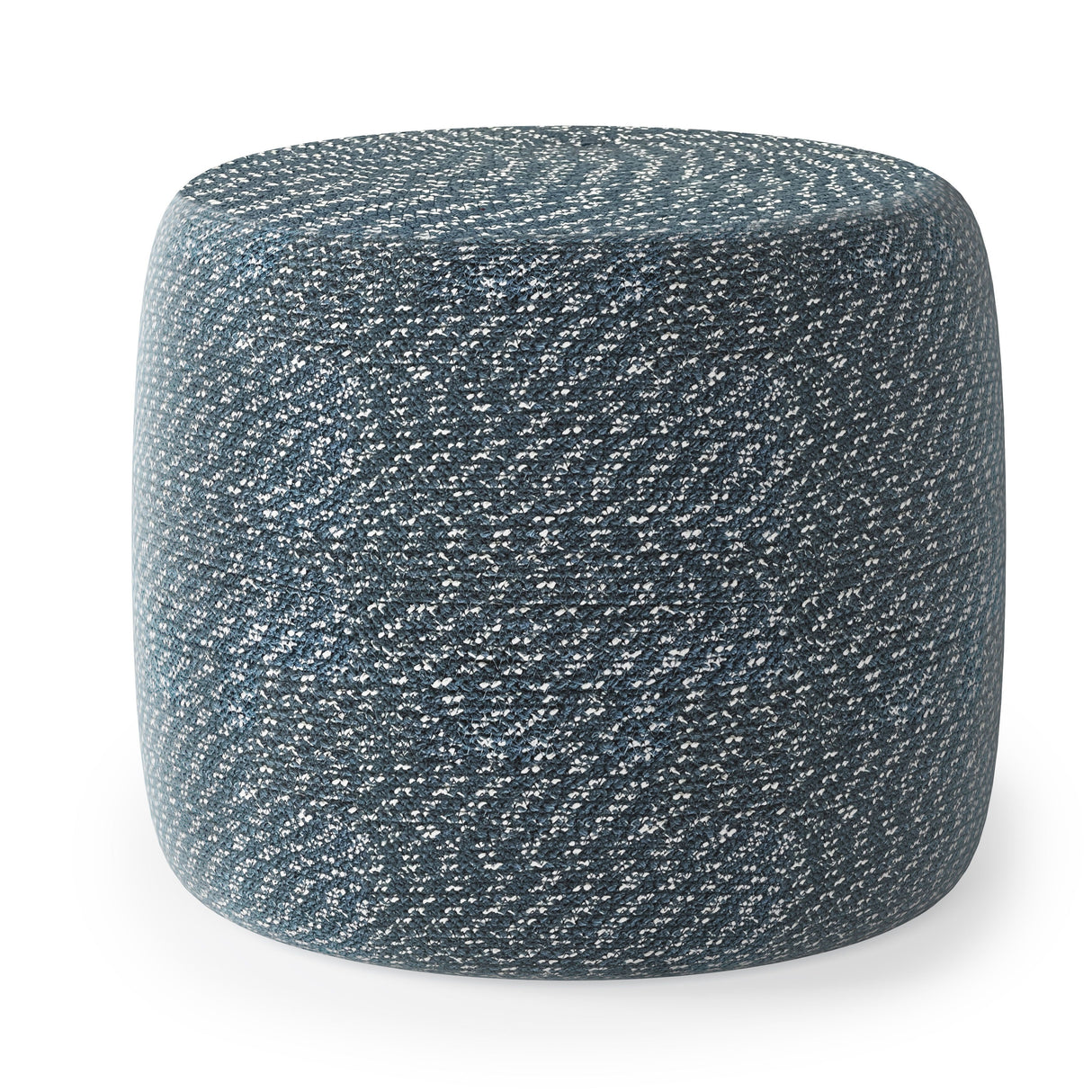 Bayley - Versatile Round Braided Pouf by Couch.com