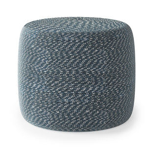 Bayley - Versatile Round Braided Pouf by Couch.com