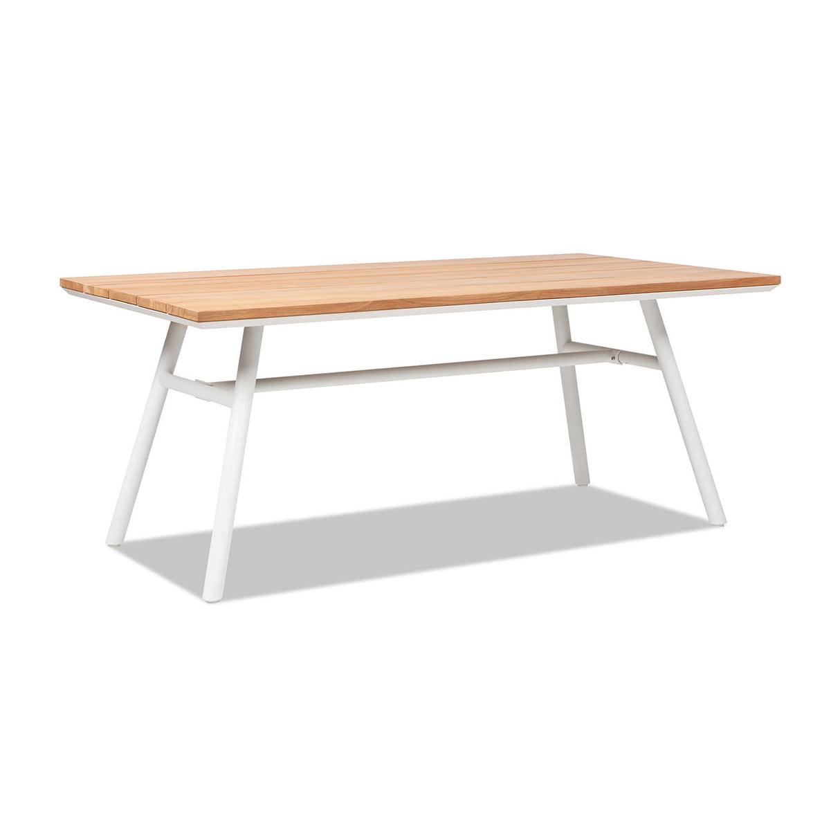 Maiden - 6 Seater Patio Dining Table - Natural Teak by Couch.com