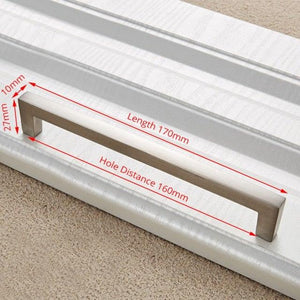 Cabinet Handles Kitchen Door Handles Drawer Knobs Aluminum Alloy Wardrobe Door Handles Brushed Modern Style Hardware  Stainless Steel Kitchen Cabinet Pulls For Kitchen Cabinet Drawer Door Cupboard Decorative Modern Hardware For Cabinet