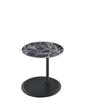 Orbit - 15.5" End Table With Height Adjustable Marble Textured Top by Couch.com