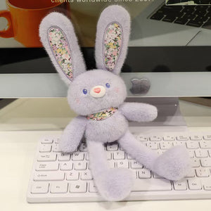 Dopamine-themed Bunny Toy For Your Backpack