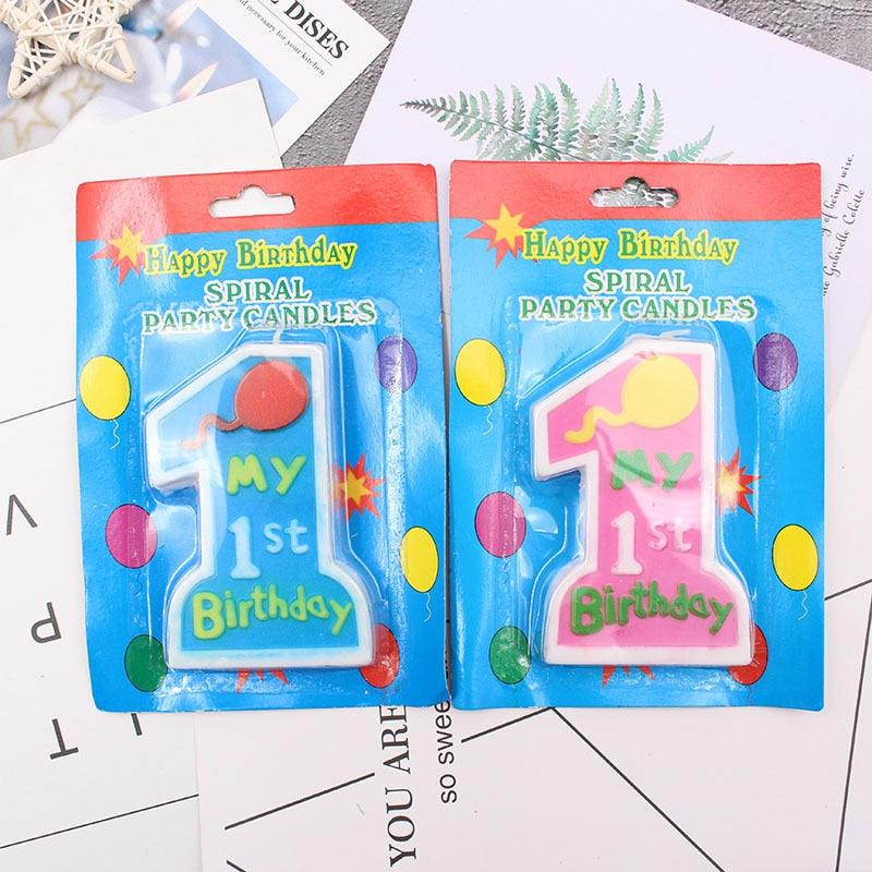 Cake Topper Baby Bathing Oversized Number 1 Year Old Baby Birthday Candle Birthday Candle Cute Cake Candle Decoration Number Children Happy Birthday Candle Insert Creative Party Dessert Table Candle