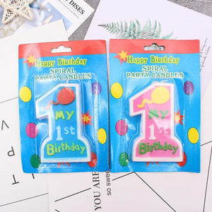 Cake Topper Baby Bathing Oversized Number 1 Year Old Baby Birthday Candle Birthday Candle Cute Cake Candle Decoration Number Children Happy Birthday Candle Insert Creative Party Dessert Table Candle