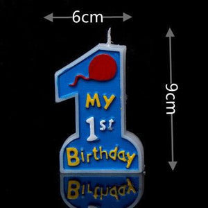 Cake Topper Baby Bathing Oversized Number 1 Year Old Baby Birthday Candle Birthday Candle Cute Cake Candle Decoration Number Children Happy Birthday Candle Insert Creative Party Dessert Table Candle