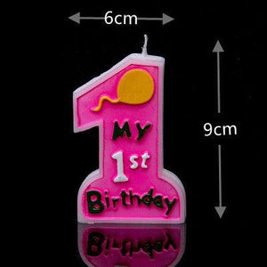 Cake Topper Baby Bathing Oversized Number 1 Year Old Baby Birthday Candle Birthday Candle Cute Cake Candle Decoration Number Children Happy Birthday Candle Insert Creative Party Dessert Table Candle