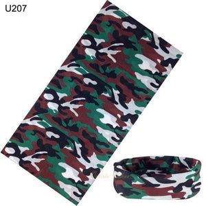 Camouflage Neck Gaiter Hunting Scarves Ice Silk Bandana Tubular Buff Half Mask Tactical Sport Headband Balaclava  Balaclava Seamless Magic Head Scarf Breathable Bandana Turban Outdoor Hiking Quick-Dry Sweat Absorbing Scarves Multifunction Beanie Hat