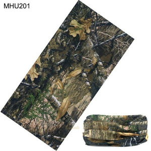 Camouflage Neck Gaiter Hunting Scarves Ice Silk Bandana Tubular Buff Half Mask Tactical Sport Headband Balaclava  Balaclava Seamless Magic Head Scarf Breathable Bandana Turban Outdoor Hiking Quick-Dry Sweat Absorbing Scarves Multifunction Beanie Hat