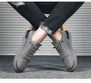 Canvas Men's Comfortable All-match Sneakers Breathable Cloth Casual Sports Flats Men Lightweight Outdoor Walking Sneakers Modern Design
