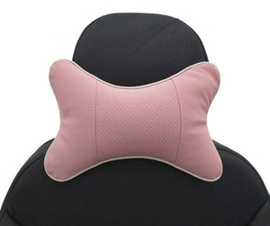 Car Neck Pillows Headrest Relief Filled Fiber Universal Car Pillow Both Side Pu Leather 1pcs Pack Headrest For Car Neck Pillows Both Side Pu Leather Headrest Head Pain Relief Filled Fiber Universal Car Pillow Neck Pillow Softness Car Headrest Pillow