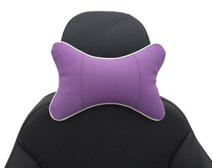 Car Neck Pillows Headrest Relief Filled Fiber Universal Car Pillow Both Side Pu Leather 1pcs Pack Headrest For Car Neck Pillows Both Side Pu Leather Headrest Head Pain Relief Filled Fiber Universal Car Pillow Neck Pillow Softness Car Headrest Pillow