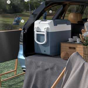 Car Refrigerator 12 Volt Mini Fridge 32 Quart 35L Portable Freezer Electric Cooler Intelligent Control Pan