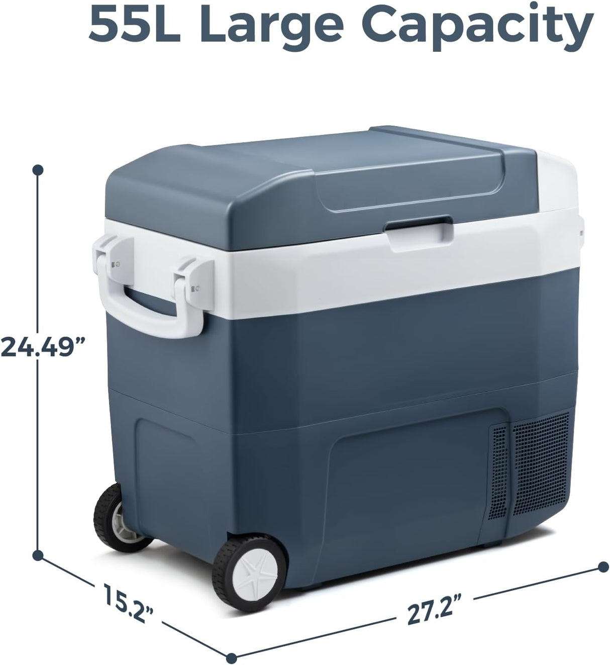 Car Refrigerator 12 Volt Mini Fridge 32 Quart 35L Portable Freezer Electric Cooler Intelligent Control Pan