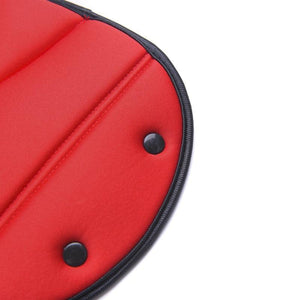 Car Safe Seat Belt Cover Soft Adjustable Children Safety Belt Fixer Triangle Anti-ledge For Child Neck Protection Belts Seat Belt Adjuster and Pillow with Clip for Kids Travel Neck Support Headrest Seatbelt