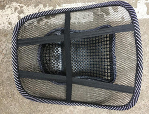 Car Seat Chair Back Cushion Mesh Lumbar Back Brace Car Seat Chair Cushion Massage Back Cushion Pad Support Home Office Lumbar Support Car Mesh Back Support with Massage Beads Ergonomic Designed For Comfort Lower Back Pain Relief
