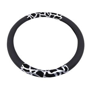 Car Steering Wheel Elastic Long Microfiber Plush Steering Wheel Cover Gearshift Handbrake Cover Protector Decoration Warm Super Thick Plush Collar Soft Car Steering Wheel Cover Decoration Warm Super Thick Plush Collar Soft Black Pink Women Man