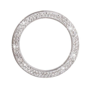 Cars One-Key Engine Start Stop Ignition Push Button Switch Cover Decorative Rhinestone Diamond Crystal Ring Car Parts Push to Start Button Cover Crystal Rhinestone Car Ring Emblem Sticker Bling Accessories for Women