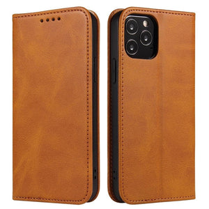 Case for iPhone 12 Pro Max mini Case on for iPhone 11 7 8 Plus X XR XS Luxury Leather Flip Cover PU Leather iPhone Wallet Case Black Kickstand Card Holder Flip Phone Cover