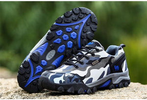 Casual Men's Sports Shoe Non-Slip Fashion Women's Camouflage Waterproof Couple Hiking Shoes Outdoor Train Men's Hiking Shoes Lightweight Low-Top Shoes For Outdoor Camping