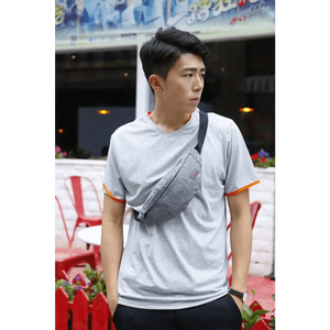 Casual Water Resistant Durable Polyester Small Outdoor Lightweight Crossbody Fanny Pack For Men Cool Sports Waist Bag