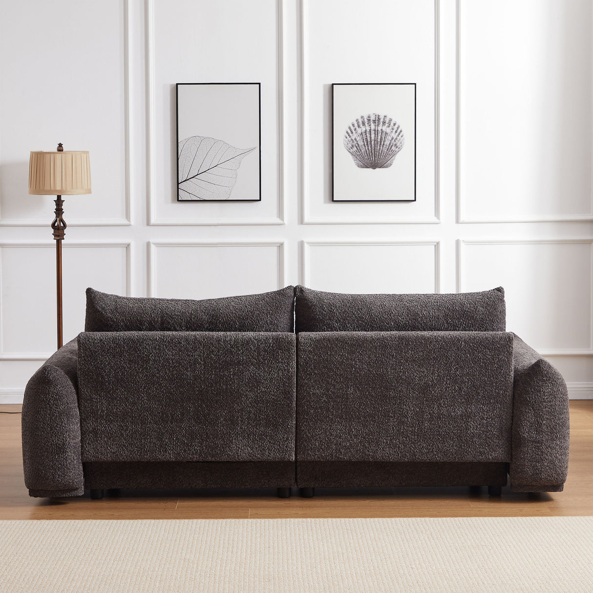 2 Seater Cushion Sofa With 2 Cushions And 2 Ball Pillows by Couch.com
