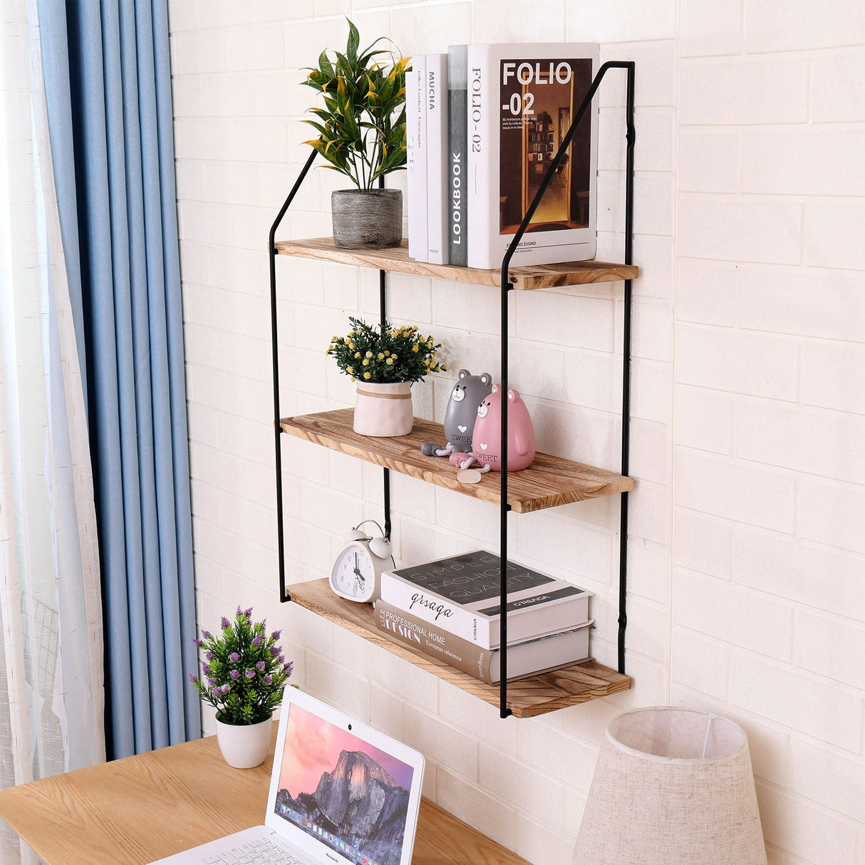 Gardenia - Wall Mounted Wall Storage, Decorative Hanging Display by Couch.com