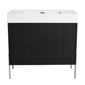 Freestanding Bathroom Vanity With Resin Sink And Storage Cabinet by Couch.com