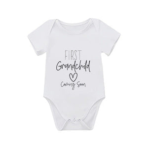 Summer Short Sleeve Baby Romper Bodysuit