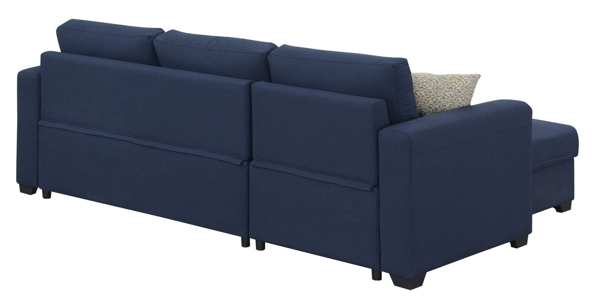 Pensole - Reversible Pop - Up Sleeper Sectional by Couch.com