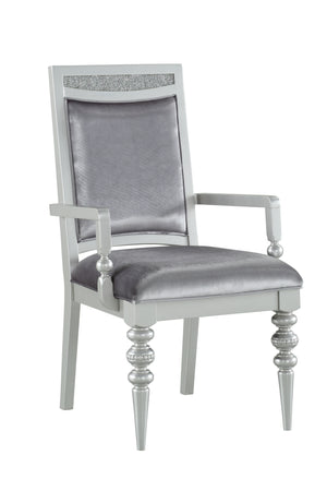 Maverick - Arm Chair (Set of 2) - Silver by Couch.com