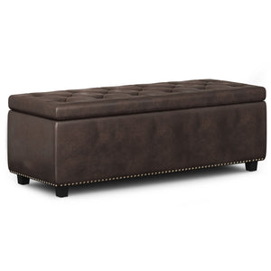 Hamilton - Upholstered Storage Ottoman by Couch.com