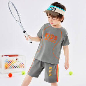 Children Short-sleeved Uniform Sportswear Set