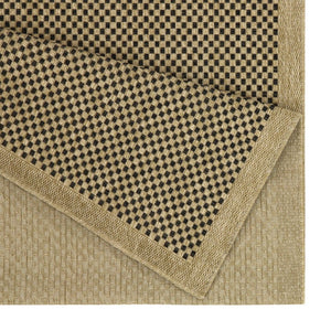 Earth - Indoor / Outdoor Area Rug Polypropylene - Jute / Black by Couch.com