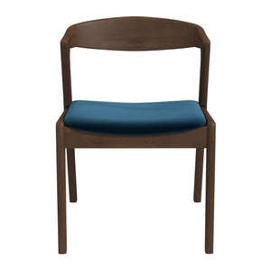 Dakota - Mid-Century Modern Velvet Dining Chair (Set of 2) by Couch.com