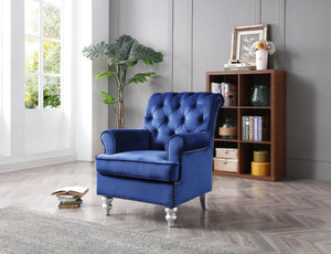 Elegant Round Arm Traditional Chair by Couch.com