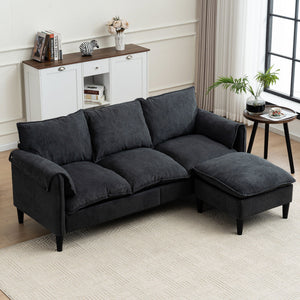 Convertible Combination Sofa With Footstools With Storage by Couch.com