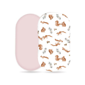Baby Cradle Fitted Sheet Elastic Printing Baby Caring Table Changing Cover