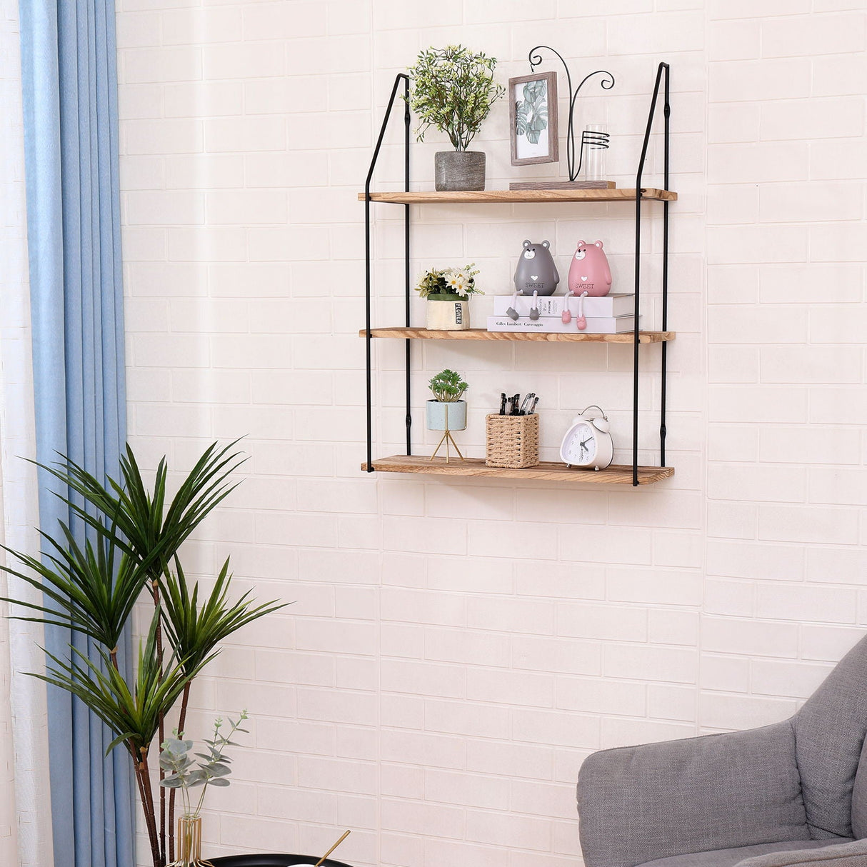 Gardenia - Wall Mounted Wall Storage, Decorative Hanging Display by Couch.com