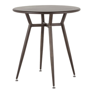 Clara - Industrial Round Dinette Table - Antique by Couch.com