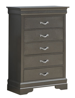 Sleek Transitional Chest - Metal Black by Couch.com