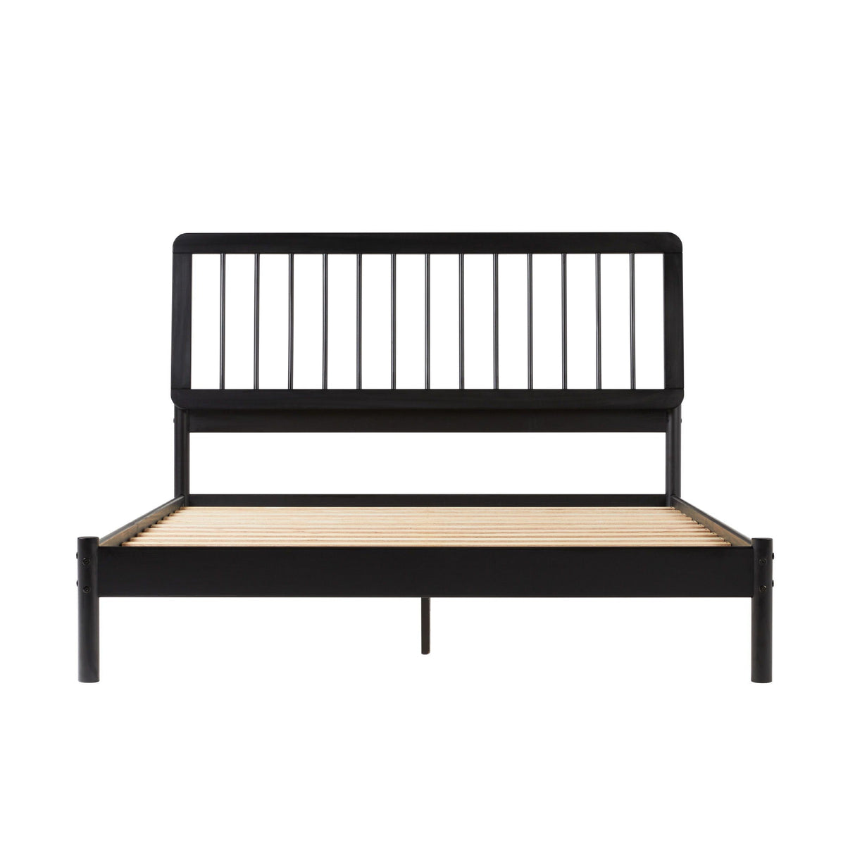 Mid-Century Modern Solid Wood Spindle Bed by Couch.com