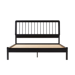 Mid-Century Modern Solid Wood Spindle Bed by Couch.com