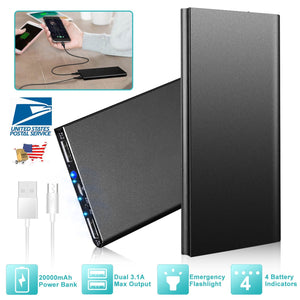 20000mAh Power Bank Ultra-thin External Battery by DirectDeals
