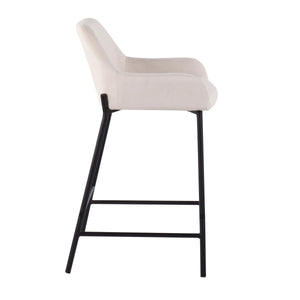 Daniella - Industrial Fixed Height Counter Stool (Set of 2) by Couch.com