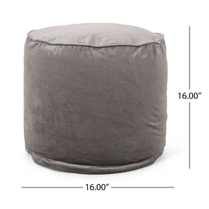 Shimon - Cylinder Pouf Ottoman And Floor Cushion by Couch.com