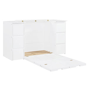 Murphy Bed With Drawers, Cabinets, And USB Ports by Couch.com