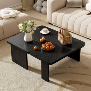 Modern Minimalist Coffee Table Set With Splicing Design by Couch.com